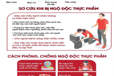 Cách sơ cứu và phòng chống ngộ độc thực phẩm. Nguyên tắc vệ sinh an toàn thực phẩm