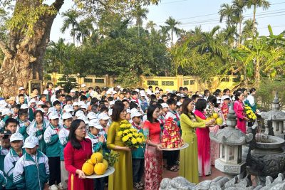 THẦY – TRÒ TRƯỜNG TIỂU HỌC HẢI THANH THAM QUAN, HỌC TẬP TẠI KHU DI TÍCH LỊCH SỬ QUỐC GIA ĐỀN CHÙA THIÊN BIÊN